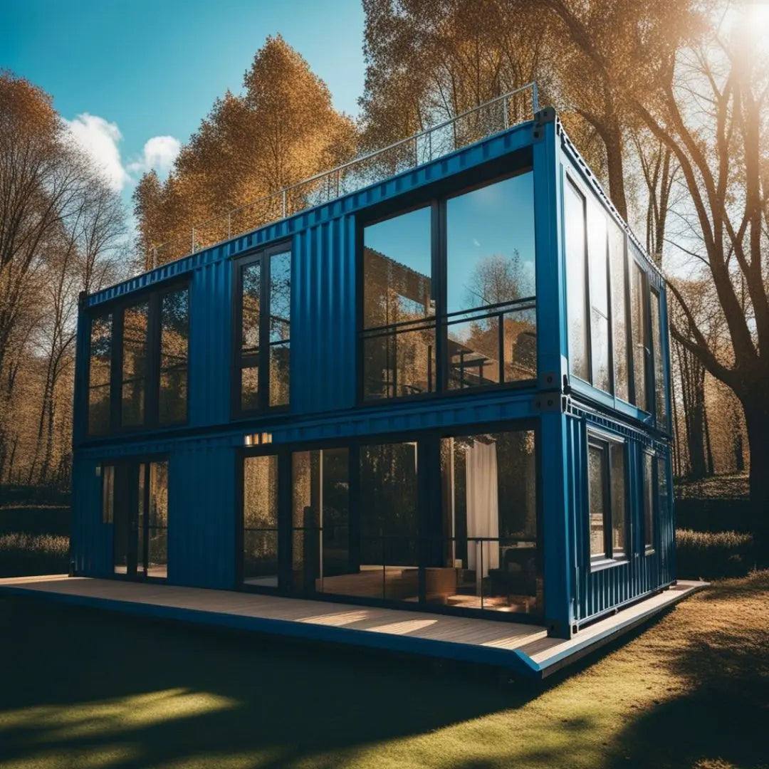 Eco-friendly Prefab Container House – Modern Design with Customizable 20FT/40FT Sizes | Durable Steel, Wooden, Log Construction & 50mm/75mm/100mm Sandwich Panel Walls | Perfect for Office, Villa, Hotel, Warehouse | Portable, CE Certified