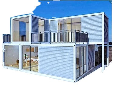 Eco-friendly Modern Container House – 20FT/40FT Custom Sizes | Steel, Wooden, Log Construction | 50mm/75mm/100mm Sandwich Panel Walls | Office, Villa, Hotel, Warehouse Use | Portable & Prefabricated