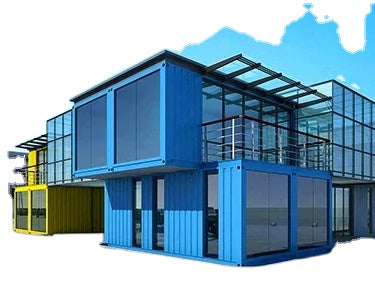 Eco-friendly Modern Container House – 20FT/40FT Custom Sizes | Steel, Wooden, Log Construction | 50mm/75mm/100mm Sandwich Panel Walls | Office, Villa, Hotel, Warehouse Use | Portable & Prefabricated