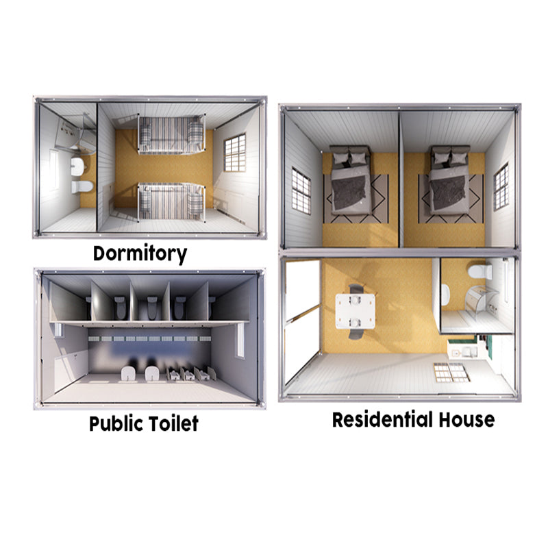 Stylish Prefab Container House – Modern Design with 50mm/75mm/100mm Sandwich Panels | Customizable Sizes (20FT/40FT) | Steel, Wooden, Log Options | Ideal for Offices, Hotels, Villas, and Warehouses | Portable and Eco-friendly with CE Certification